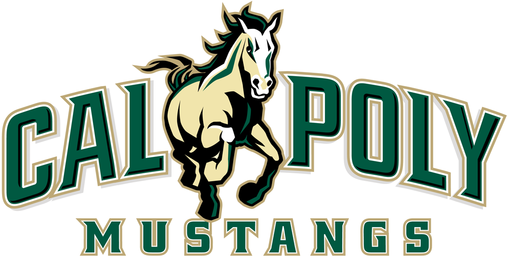 Cal Poly Mustangs 1999-2006 Primary Logo iron on paper